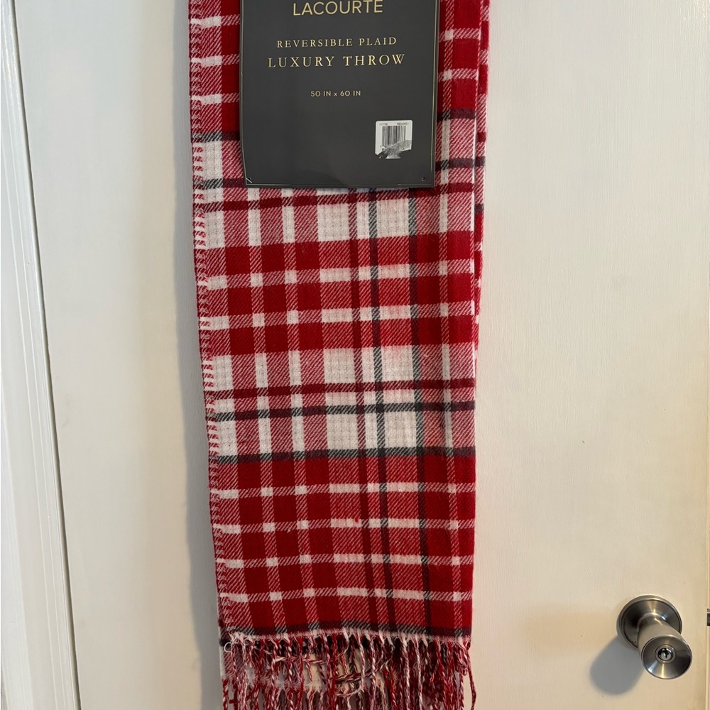 Beautiful reversible luxury throw